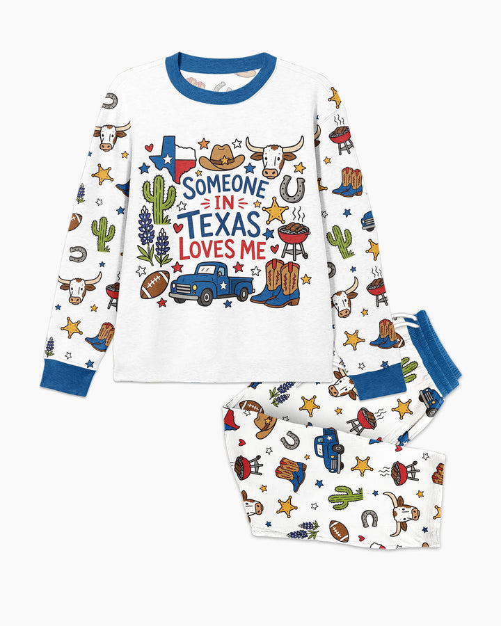 Someone in Texas Loves Me Bamboo Men's Pajama Set