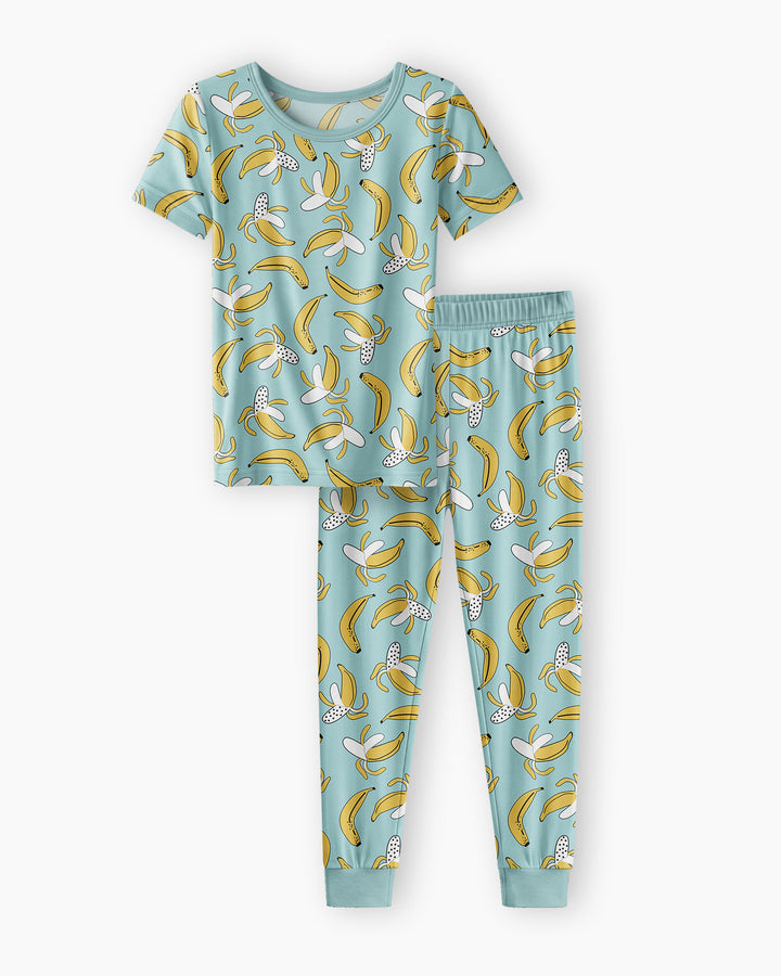 Bananas Bamboo Two Piece Short Sleeve Pyjamas Set