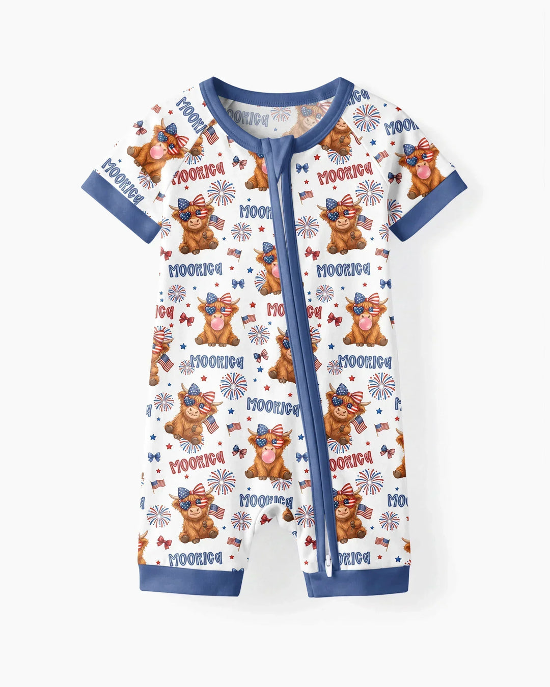 Moo-Rica Cowgirl Bamboo Shorty Zippy