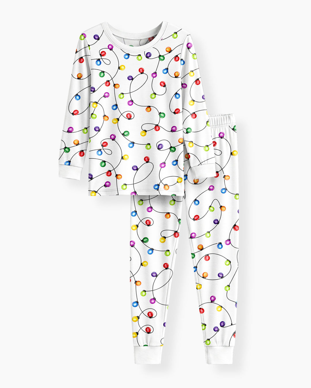 Template Bamboo Two Piece Long Sleeve Pyjamas Set