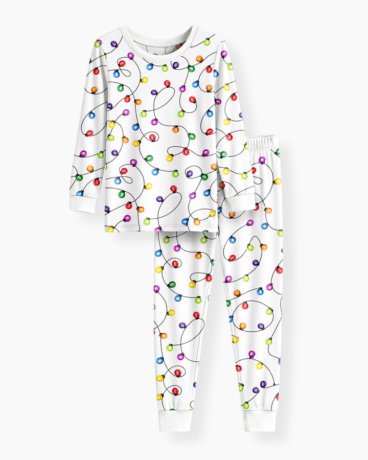 Template Bamboo Two Piece Long Sleeve Pyjamas Set