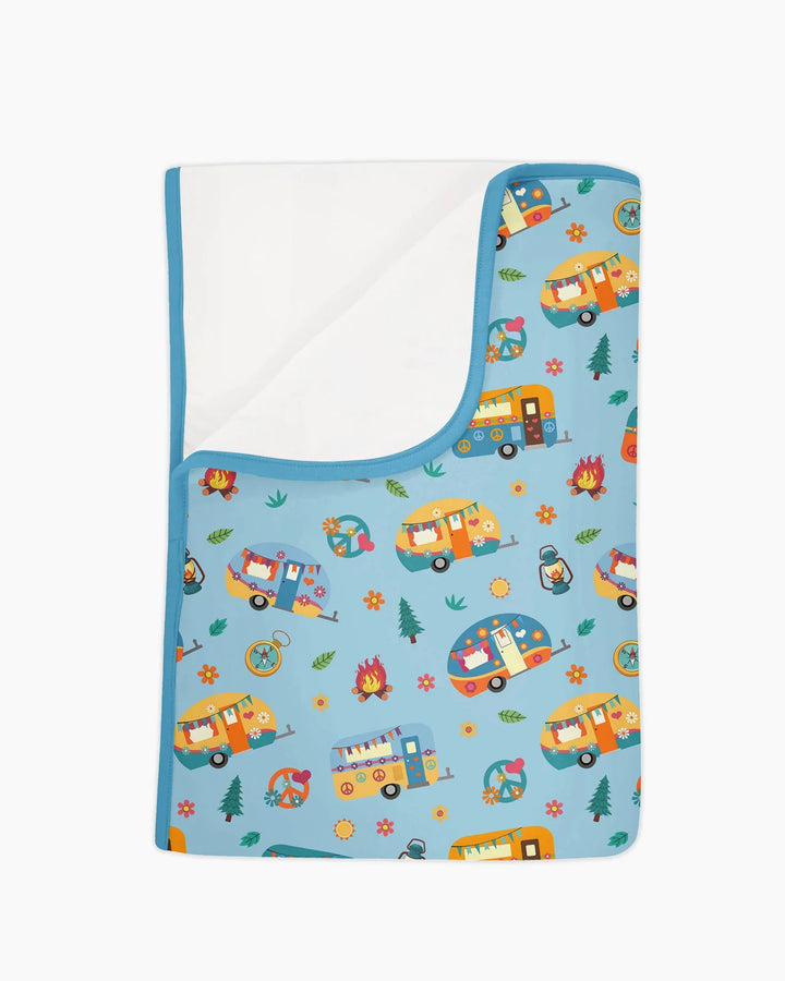 Happy Little Camper Bamboo Blanket