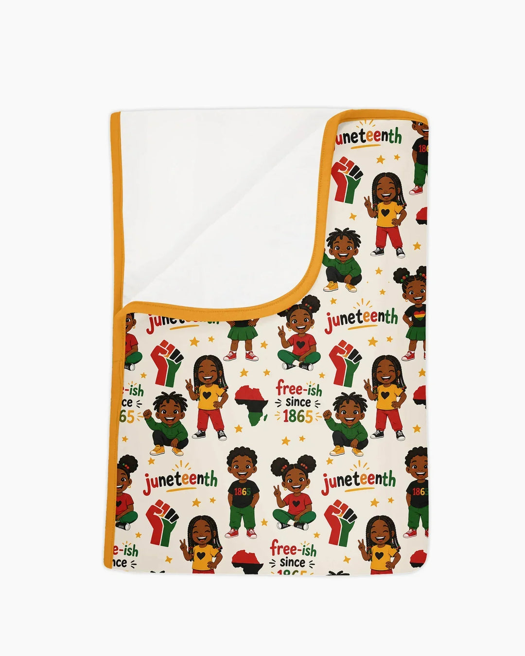 Juneteenth Free-ish Since 1865 Bamboo Blanket