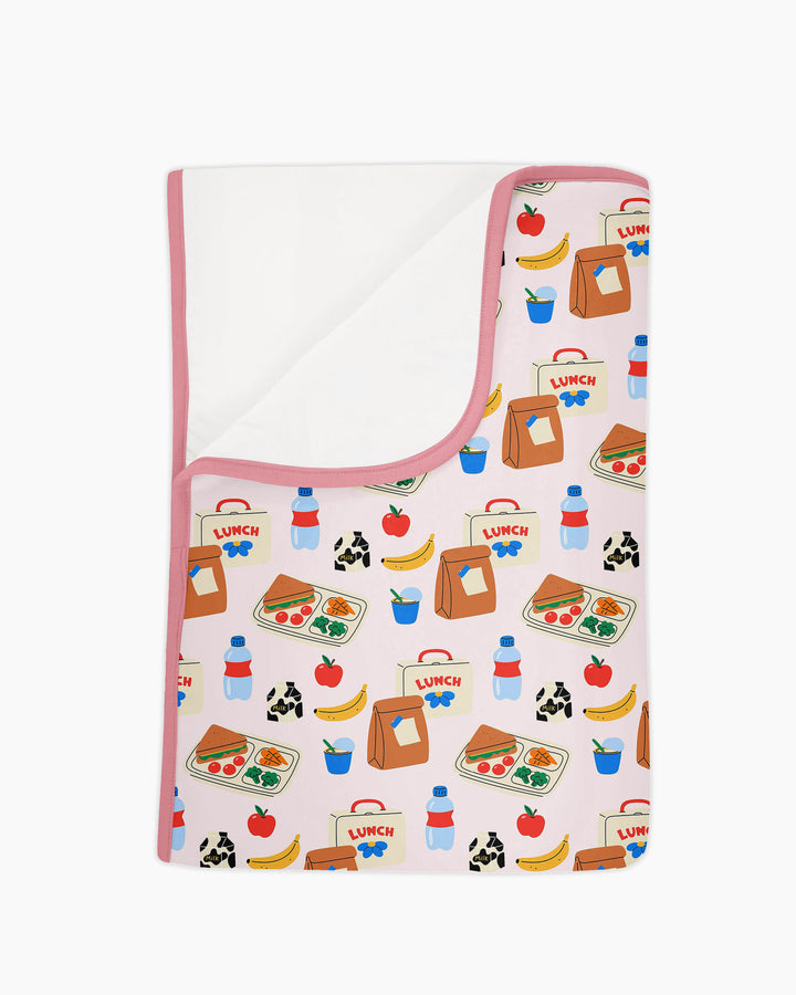 Happy School Lunch Bamboo Blanket