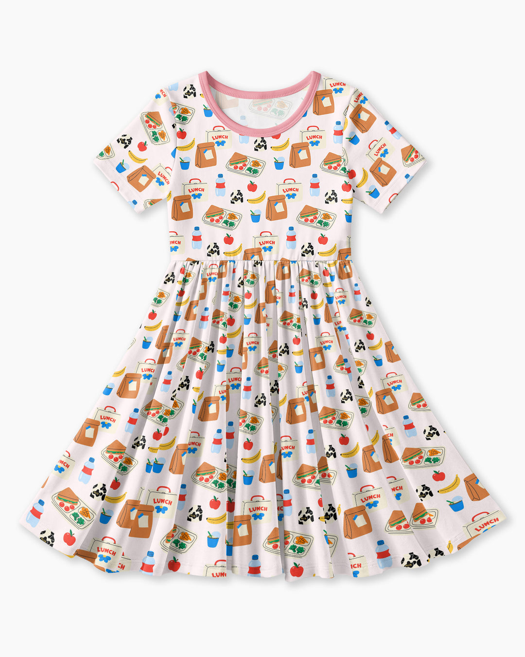 Happy School Lunch Bamboo Twirl Dress
