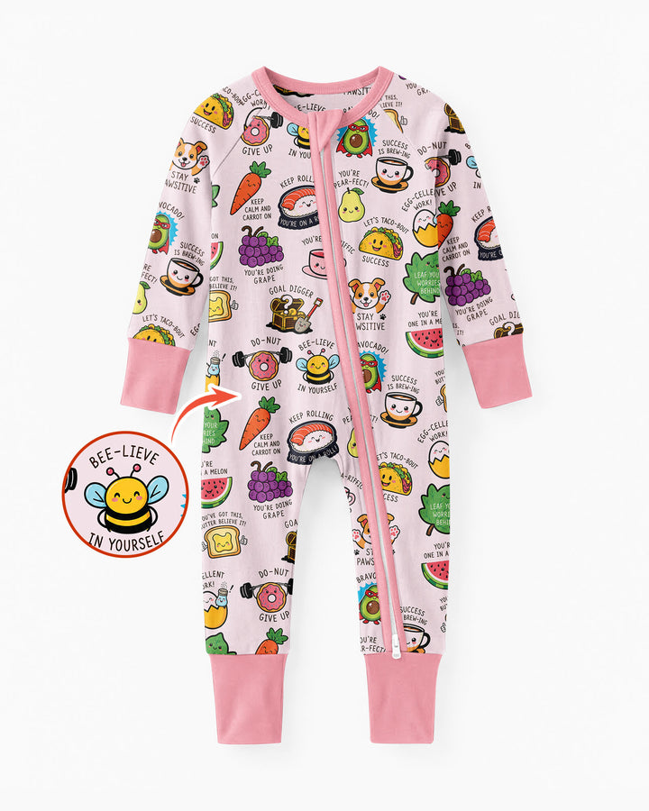 Cute Motivational Puns Bamboo Convertible Zippy