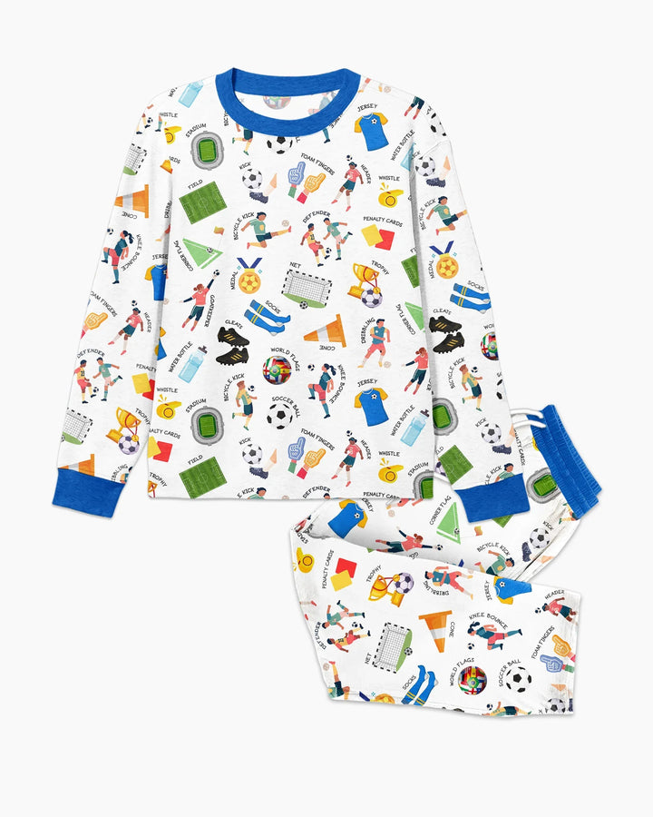 Soccer Fever All About The Game Bamboo Men's Pajama Set