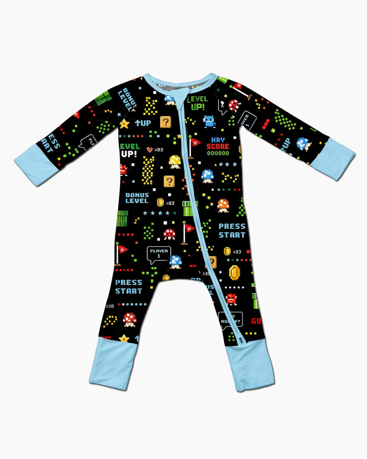 Pixel Game Lover Matching Bamboo Convertible Zippy