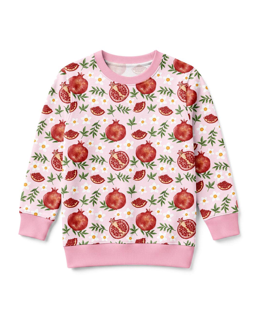 Pomegranate Garden Joy Family Matching Bamboo Crewneck Sweatshirt