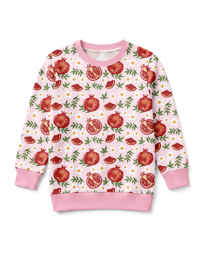 Pomegranate Garden Joy Family Matching Bamboo Crewneck Sweatshirt