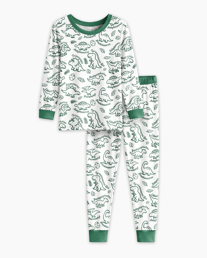 Template Bamboo Two Piece Long Sleeve Pyjamas Set