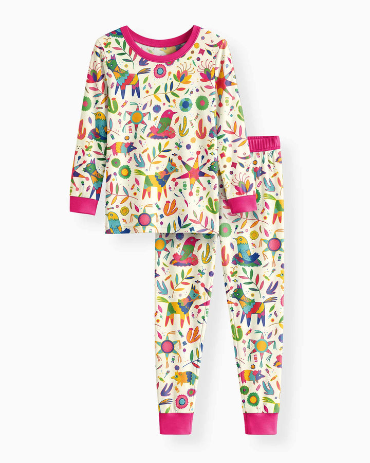 Template Bamboo Two Piece Long Sleeve Pyjamas Set