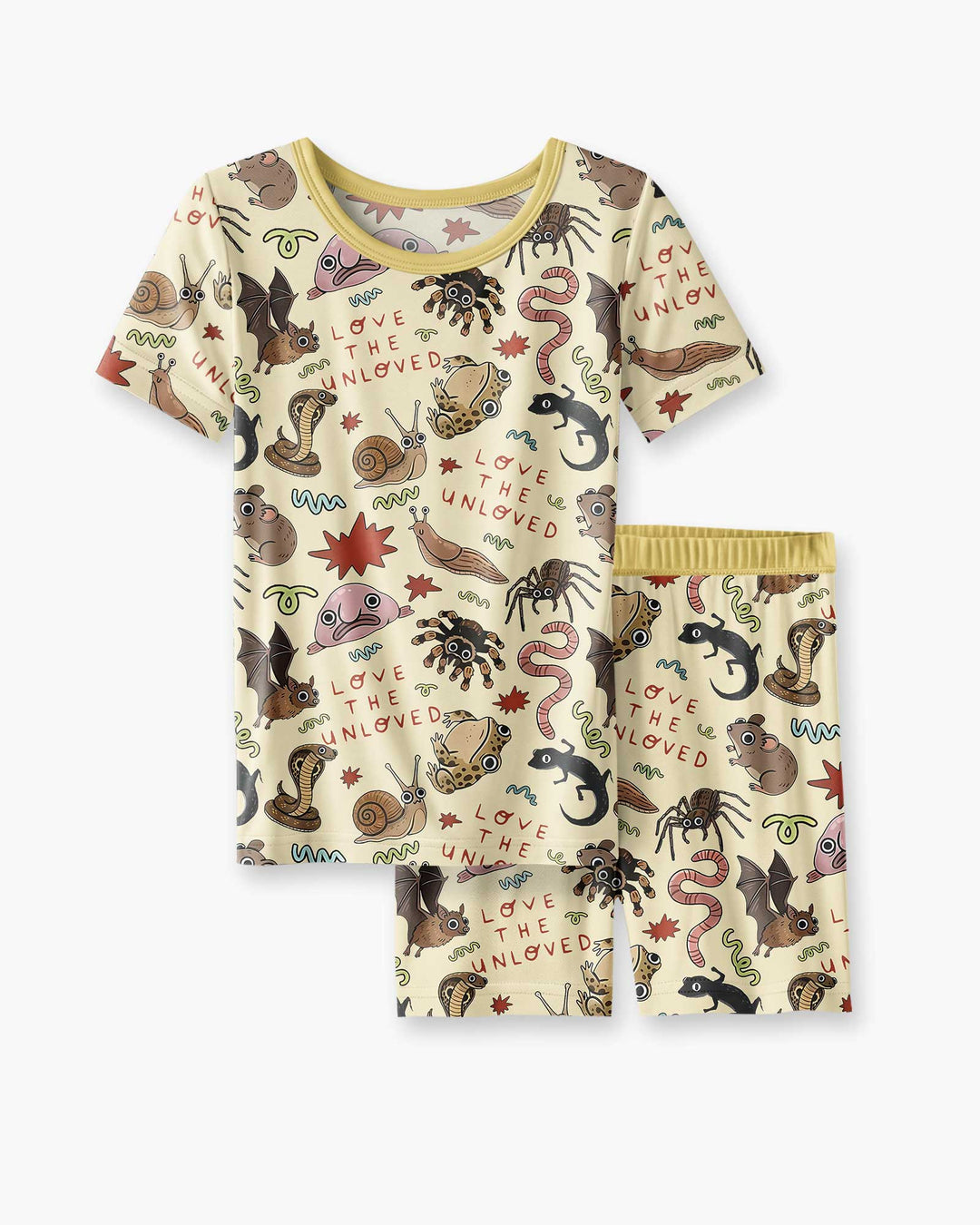Love the Unloved Bamboo Two Piece Short Sleeve Shorts Pajama Set