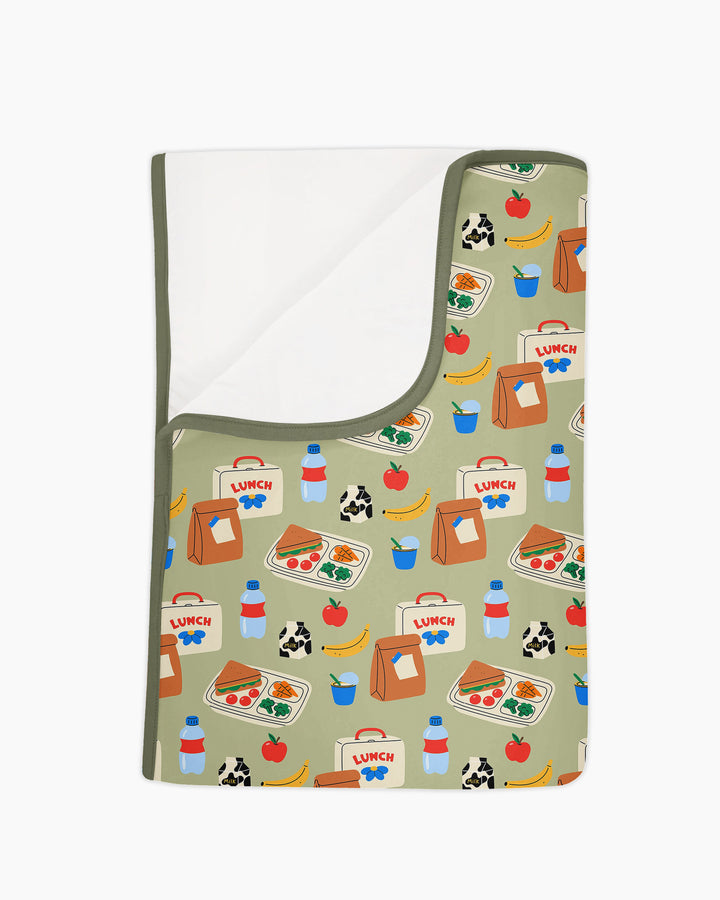 Happy School Lunch Bamboo Blanket