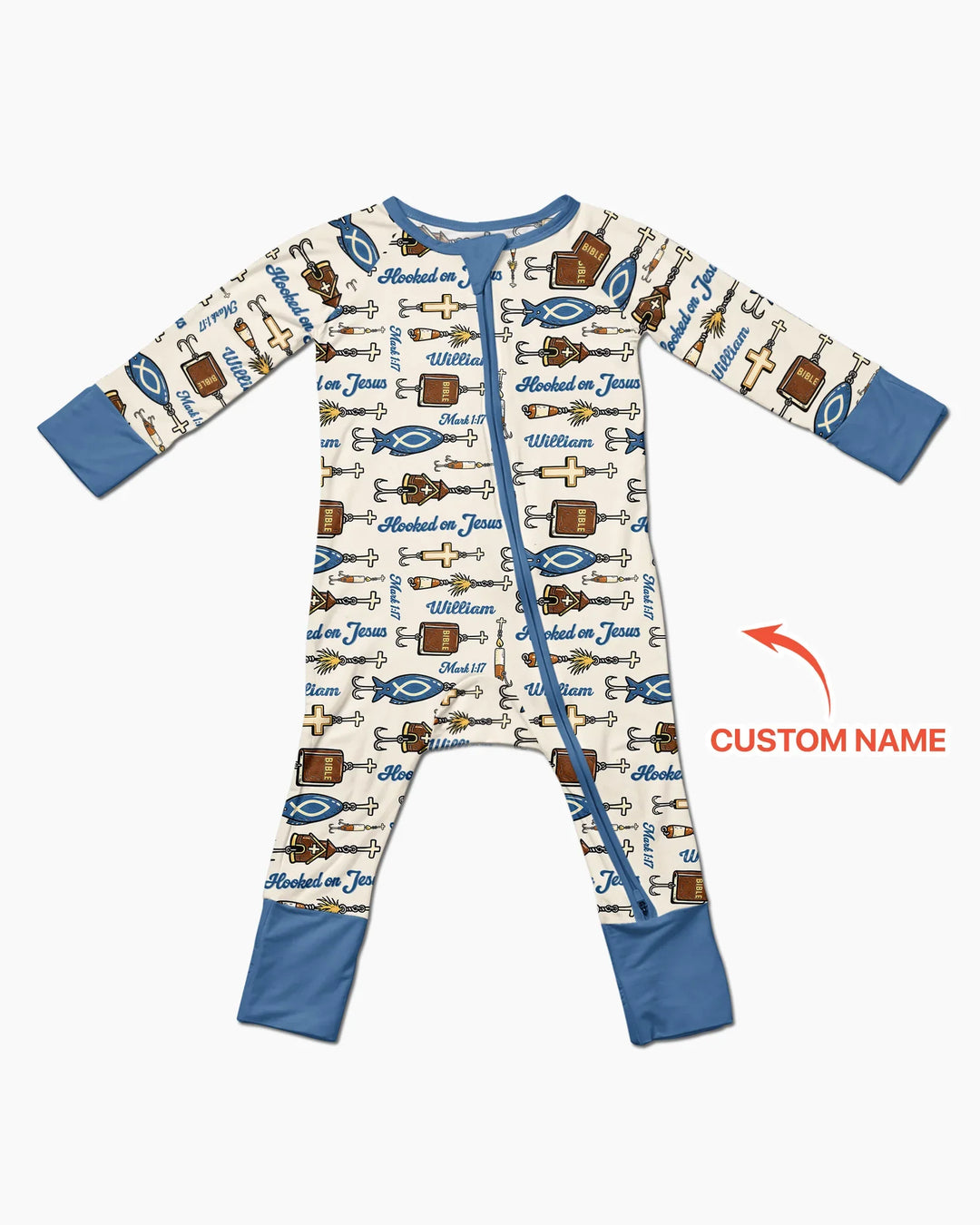 Hooked On Jesus Bamboo Convertible Zippy