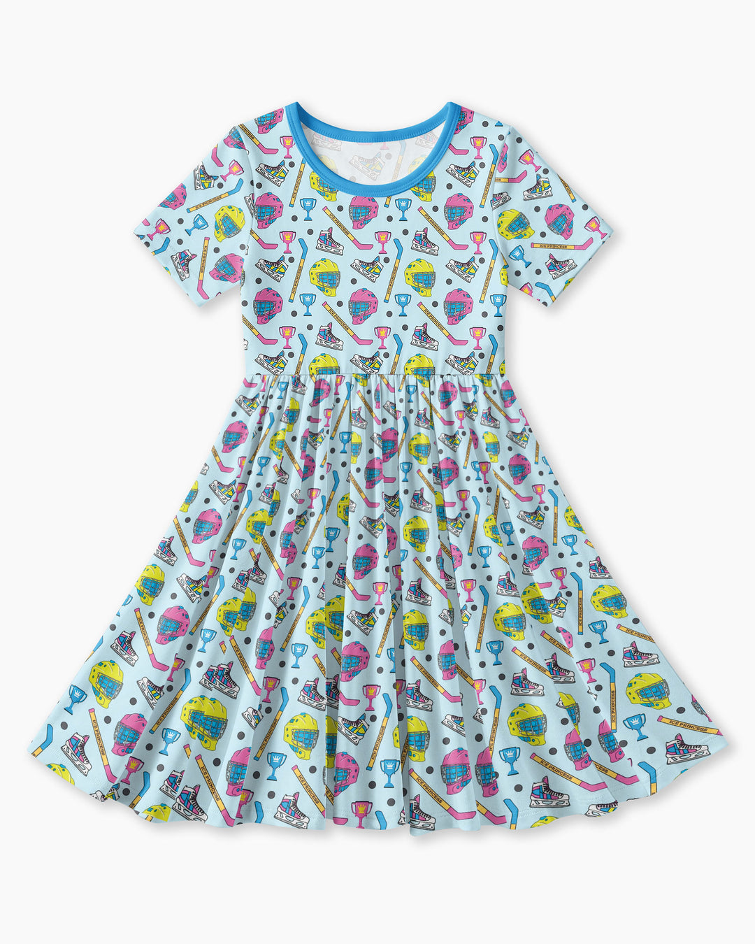 The Ice Hockey Princess Bamboo Twirl Dress