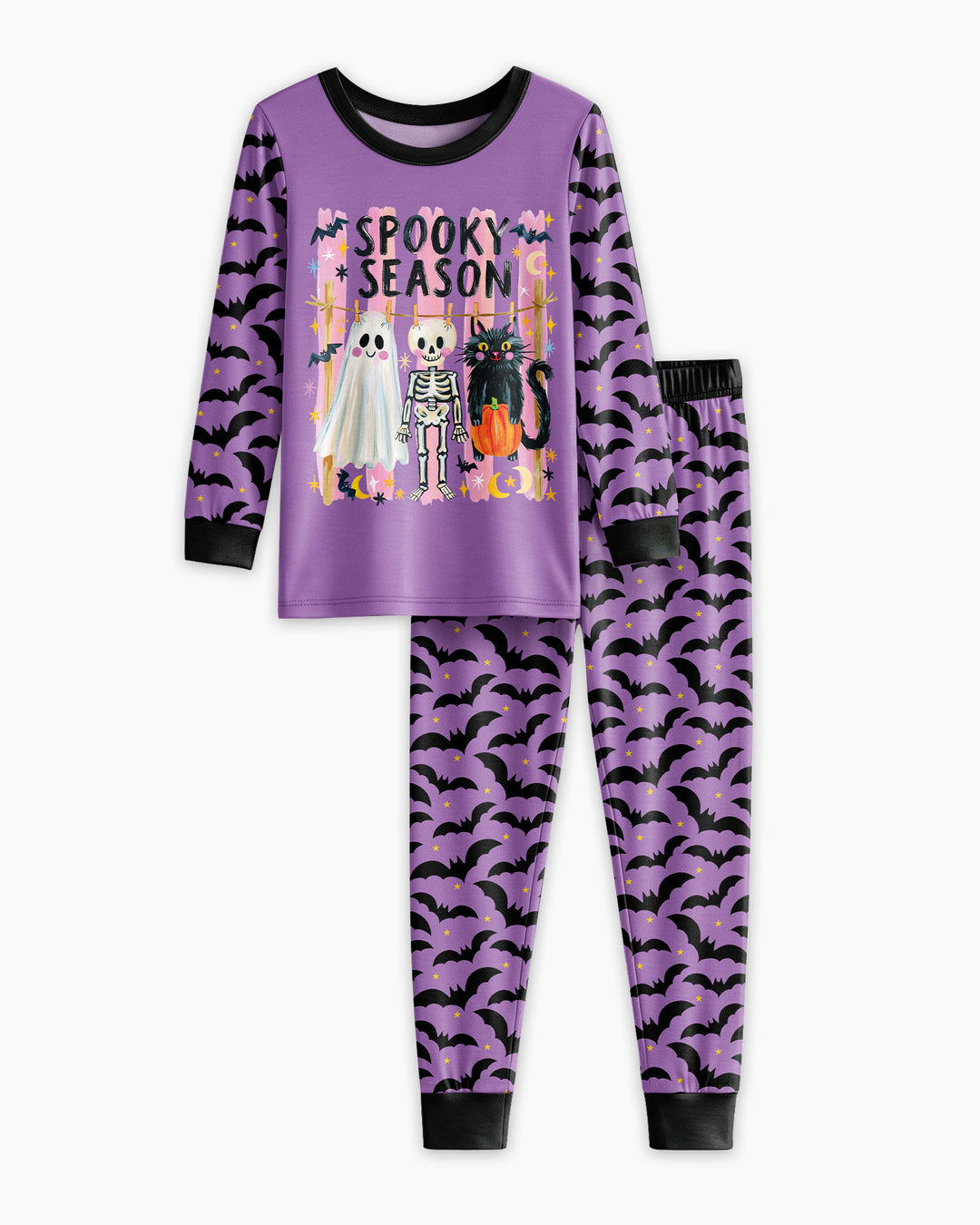 Template Bamboo Two Piece Long Sleeve Pyjamas Set