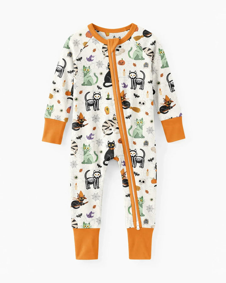 Spooky Cat Squad Bamboo Convertible Zippy