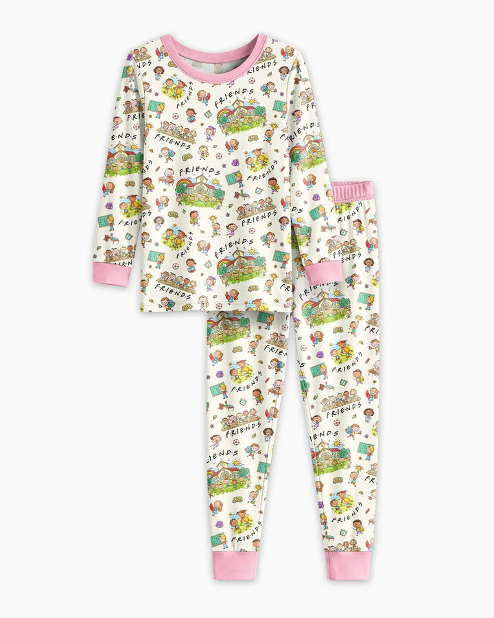 Template Bamboo Two Piece Long Sleeve Pyjamas Set