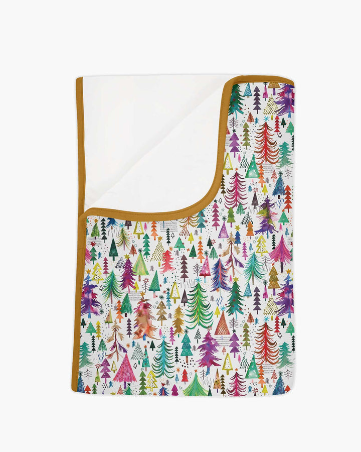Christmas Trees Decoration Bamboo Blanket