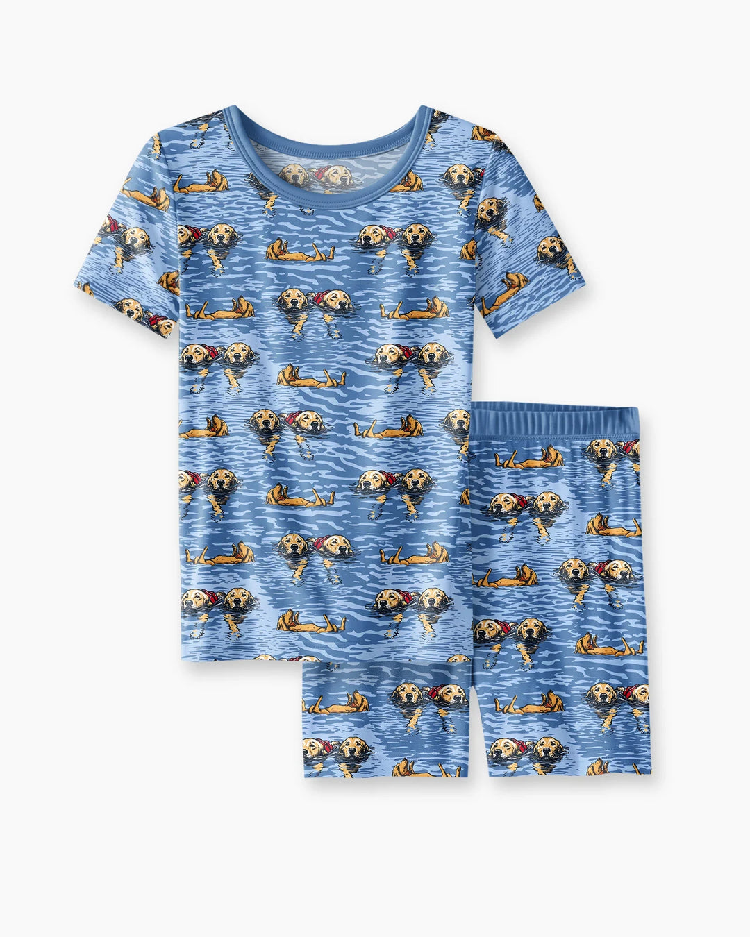 It's Lake Time Bamboo Two Piece Short Sleeve Shorts Pajama Set
