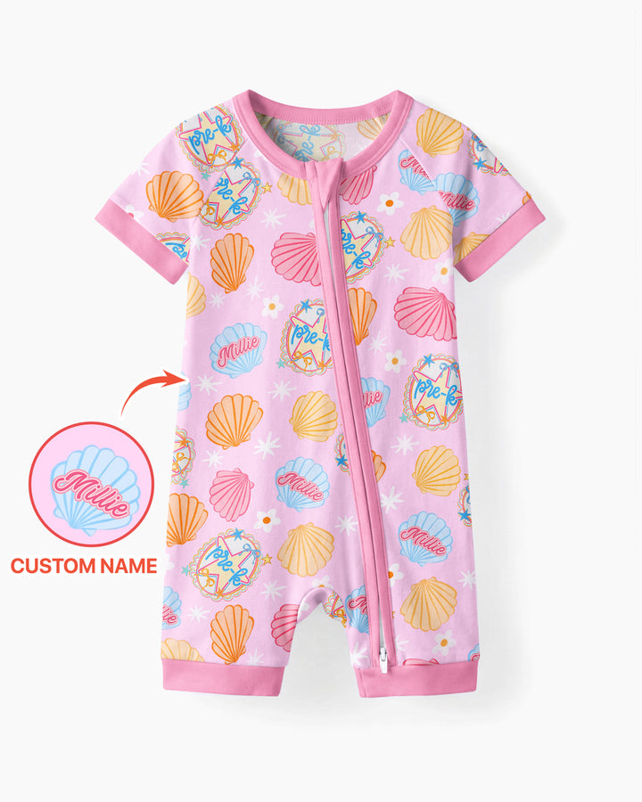Mermaid Back To School Bamboo Shorty Zippy