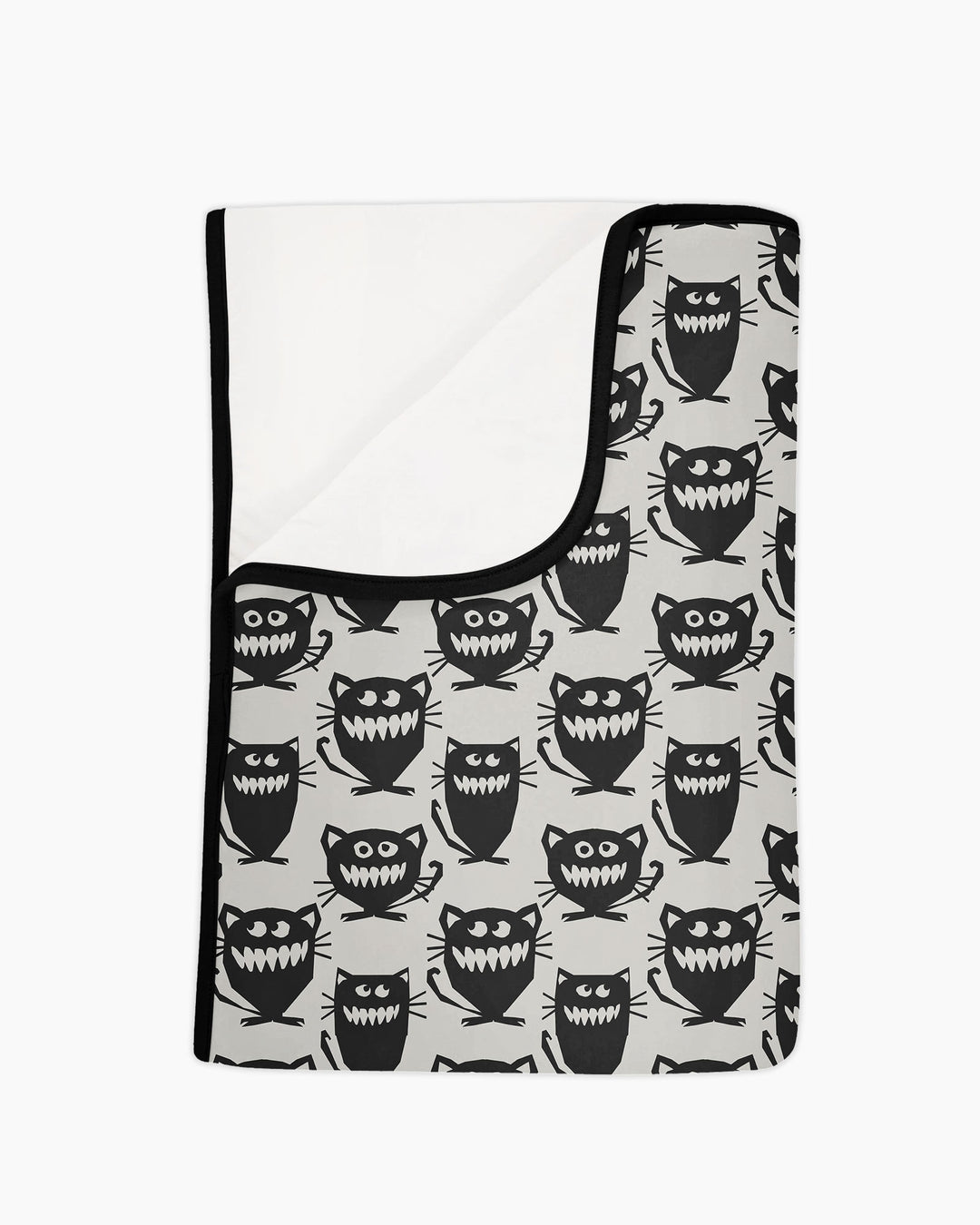 Halloween Monster Cats Bamboo Blanket