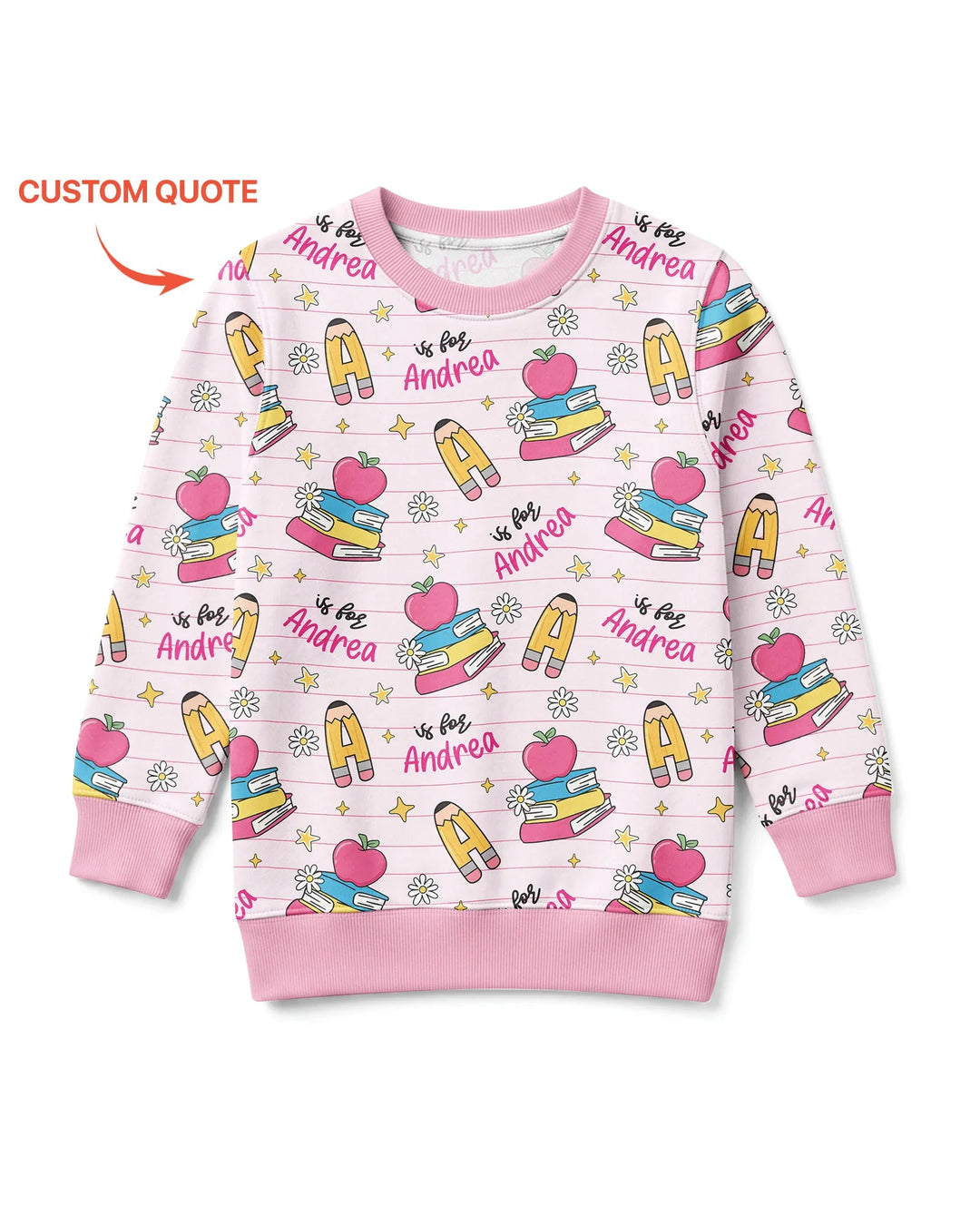 First Day of School Bamboo Crewneck Sweatshirt