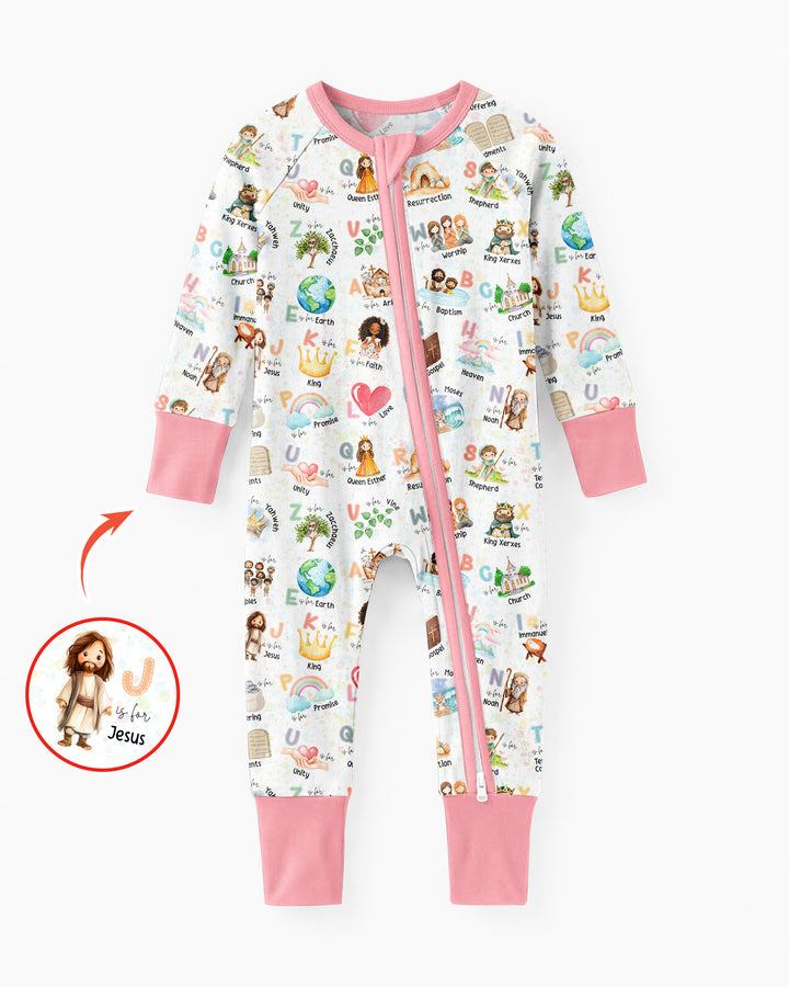Bible ABC Alphabet Bamboo Convertible Zippy