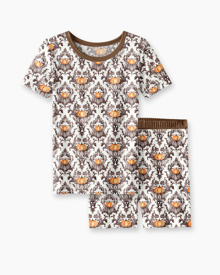 Template Bamboo Two Piece Short Sleeve Shorts Pyjamas Set