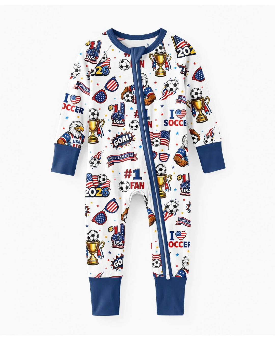 USA Soccer 2026 Party Bamboo Convertible Zippy
