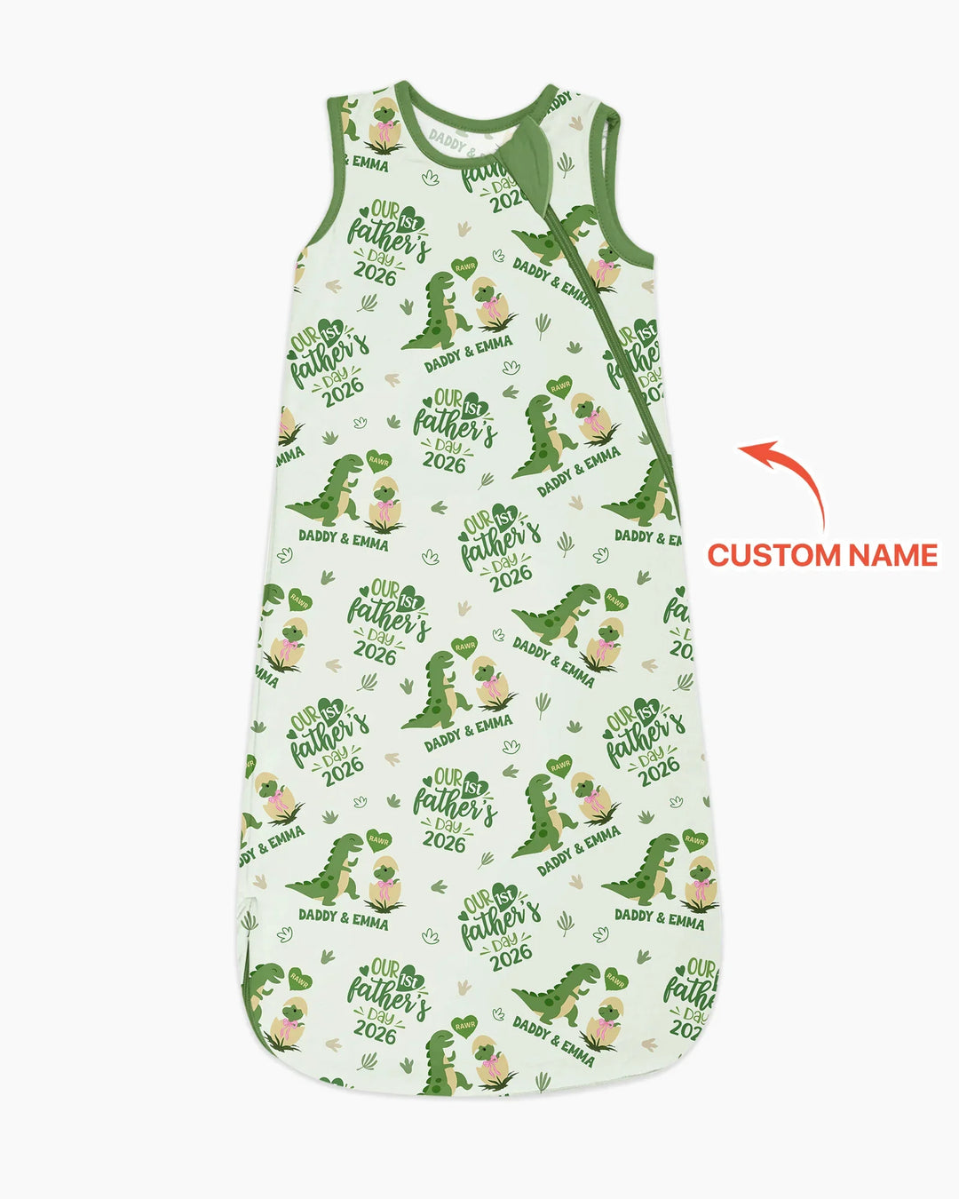 Custom Name Fathers Day 2026 Bamboo Sleep Bag