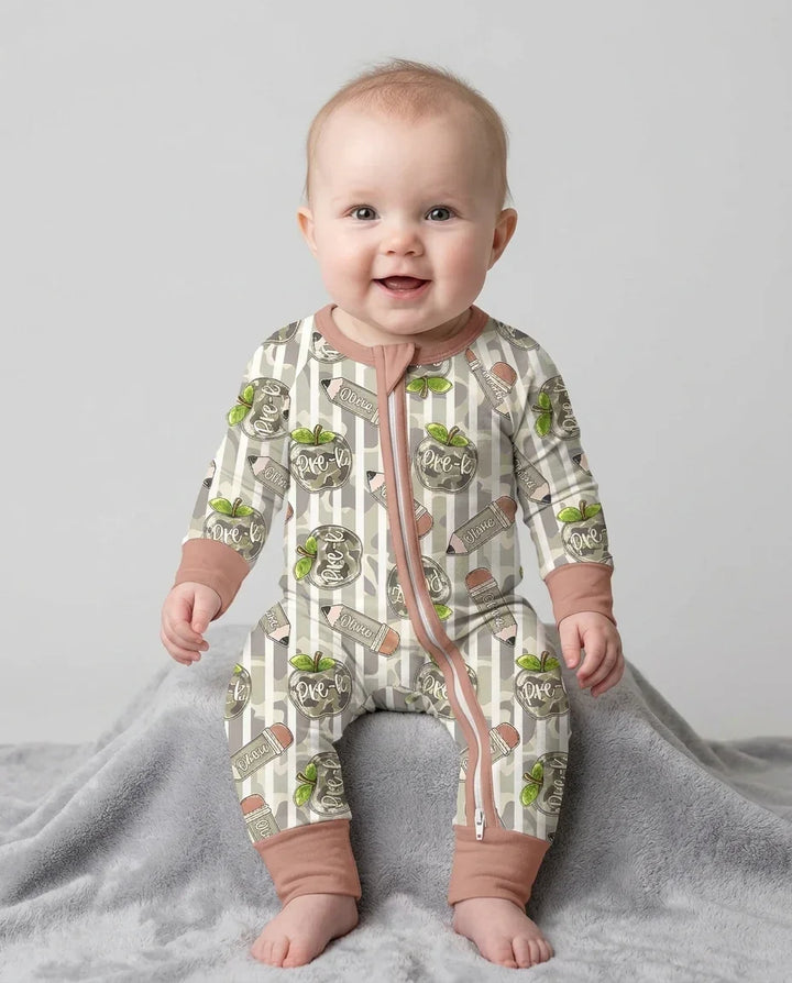 Custom Name Camo Apple Days Bamboo Convertible Zippy