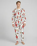 Custom Photo World Champion 2026 Family Matching Bamboo Men's Pajama Set