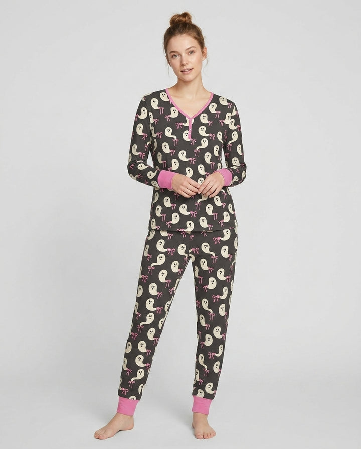 Little Ghosts Bamboo Women Pajama Set