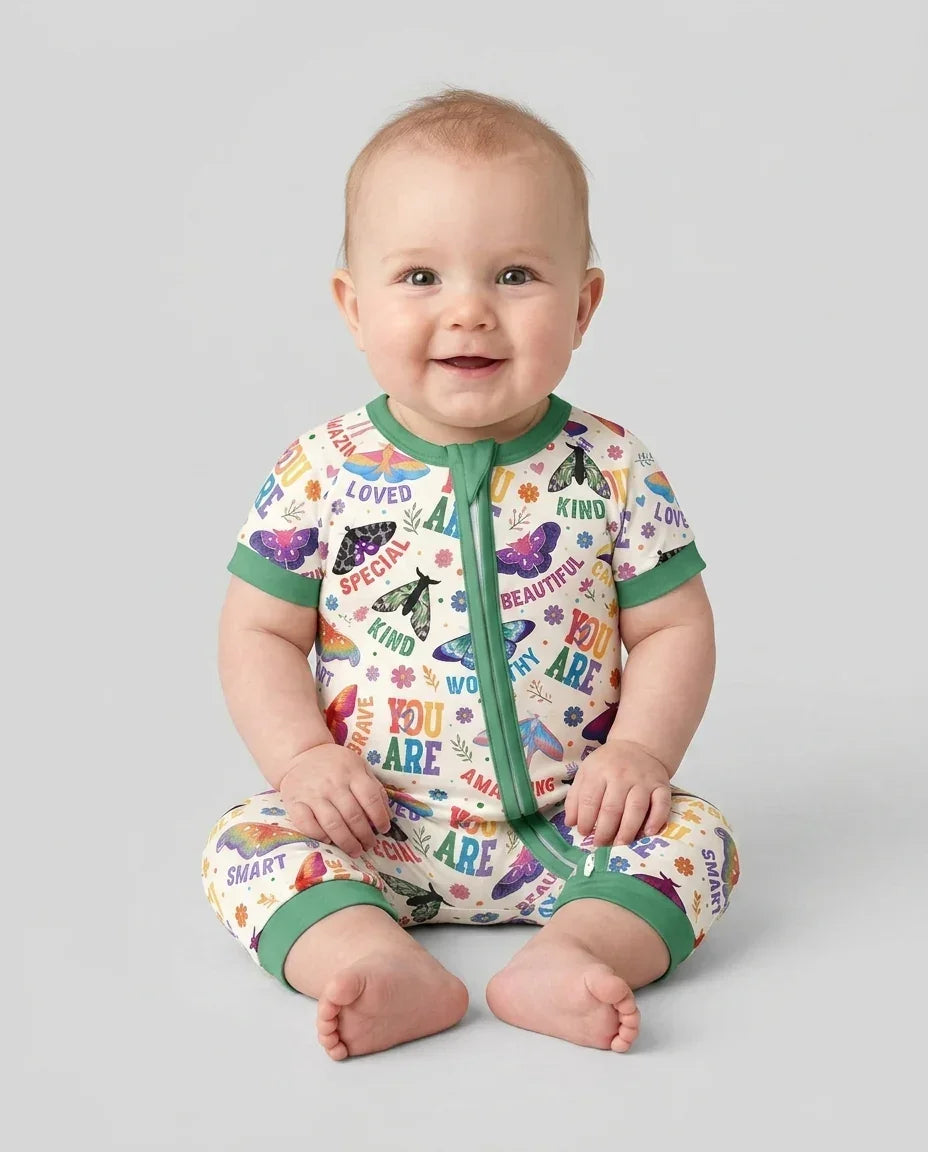 Proud Wings Family Matching Bamboo Shorty Zippy