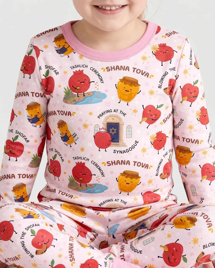 Template Bamboo Two Piece Long Sleeve Pyjamas Set