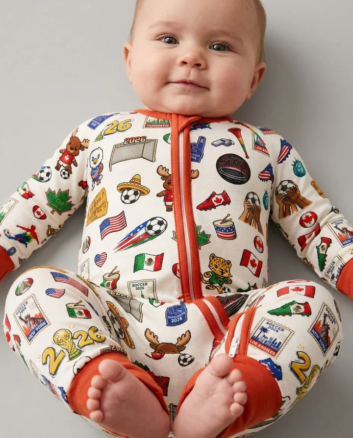 Soccer Cup 2026 Family Matching Bamboo Convertible Zippy
