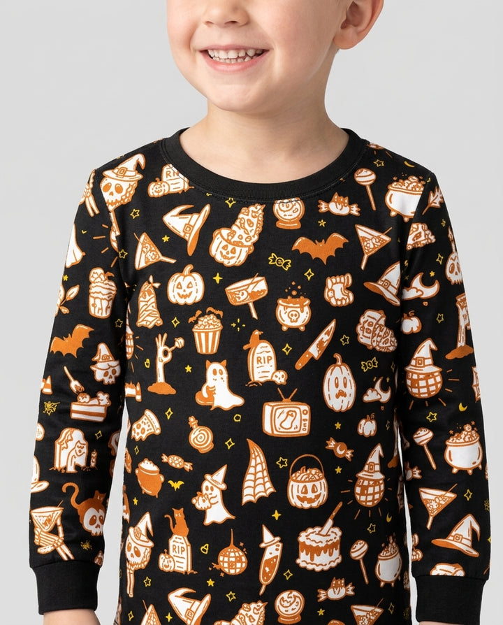 Template Bamboo Two Piece Long Sleeve Pyjamas Set