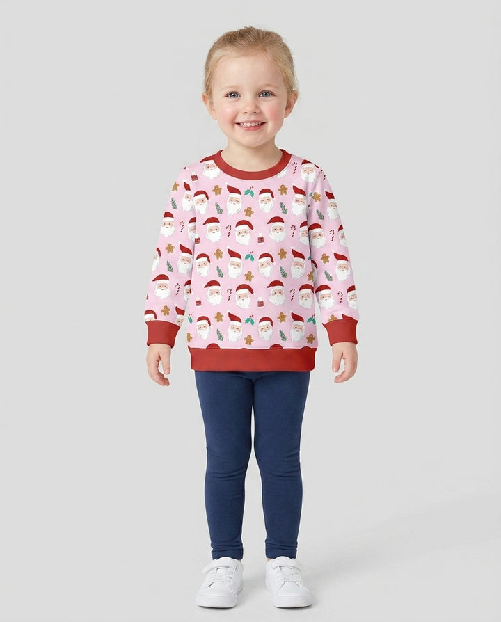 Christmas Sweet Santa Bamboo Crewneck Sweatshirt