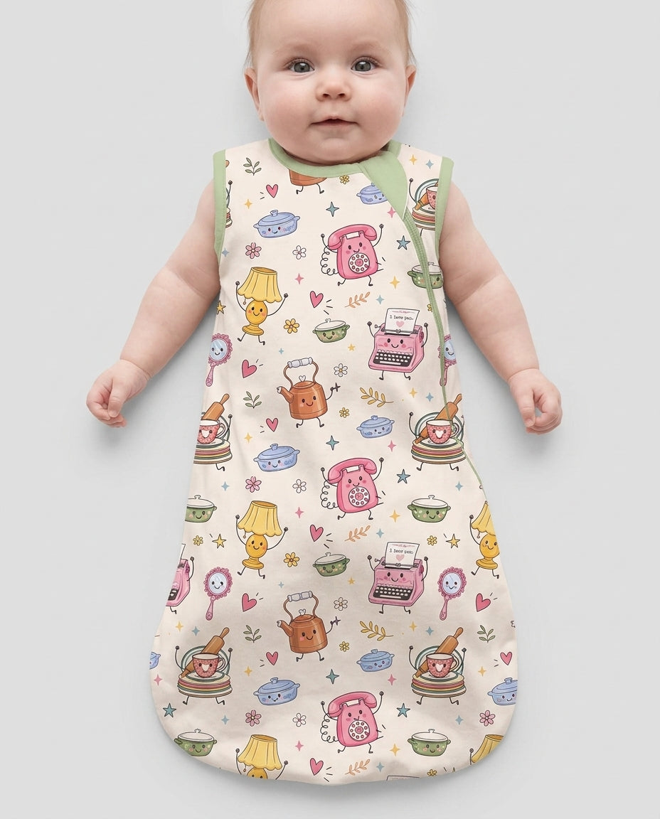 Retro Chasing Toy Bamboo Sleep Bag