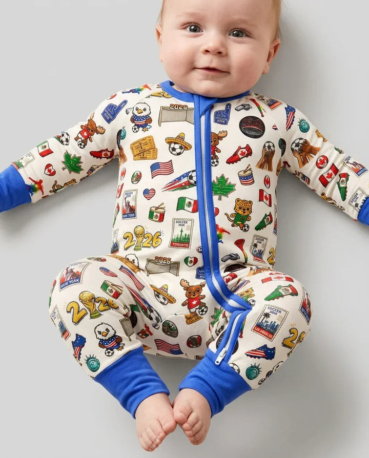 Soccer Cup 2026 Family Matching Bamboo Convertible Zippy