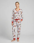 Party Like It's 1776 Family Matching Bamboo Women Pajama Set