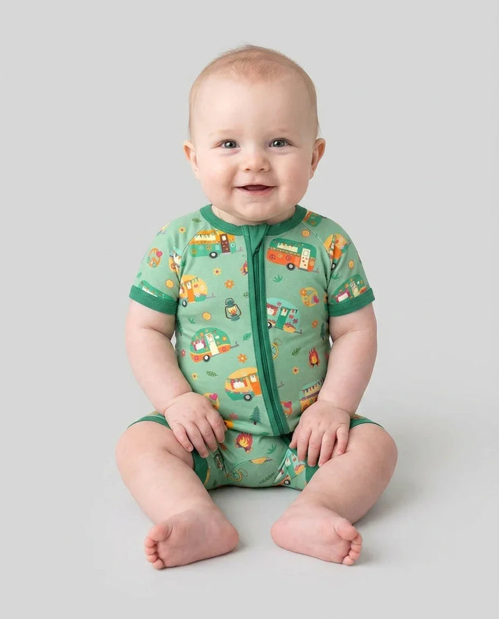 Happy Little Camper Bamboo Shorty Zippy