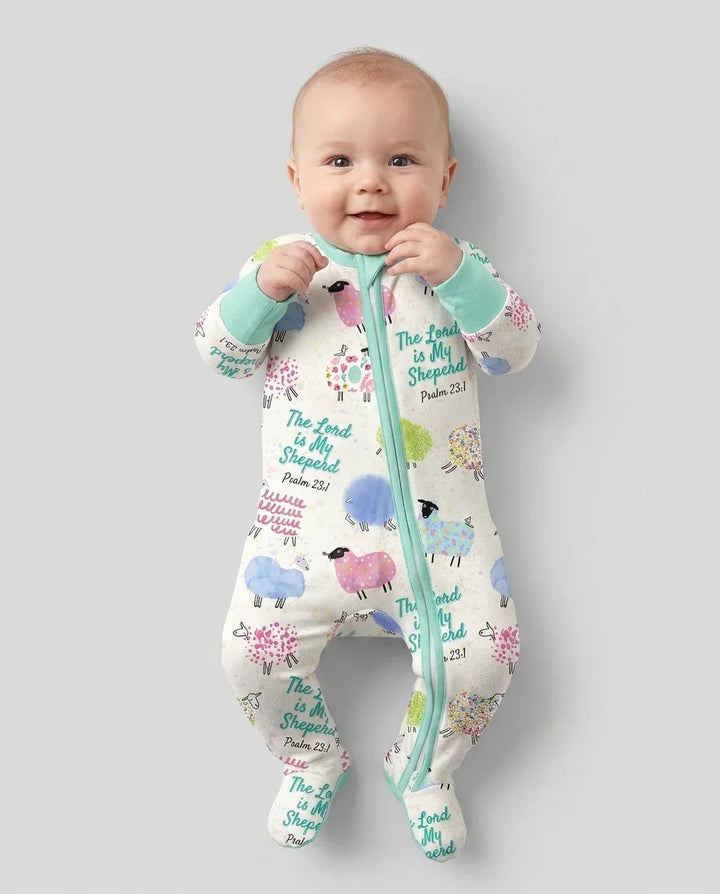 The Lord Is My Shepherd Psalm 23 Bamboo Convertible Zippy