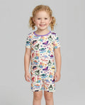 Proud Wings Family Matching Bamboo Two Piece Short Sleeve Shorts Pajama Set
