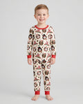 Funny Butt Christmas Squad Bamboo Two Piece Long Sleeve Pajama Set