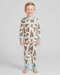Doxie Christmas Tree Bamboo Two Piece Long Sleeve Pajama Set