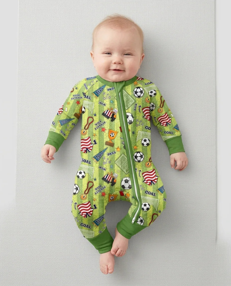 I Love Sports Soccer Bamboo Convertible Zippy