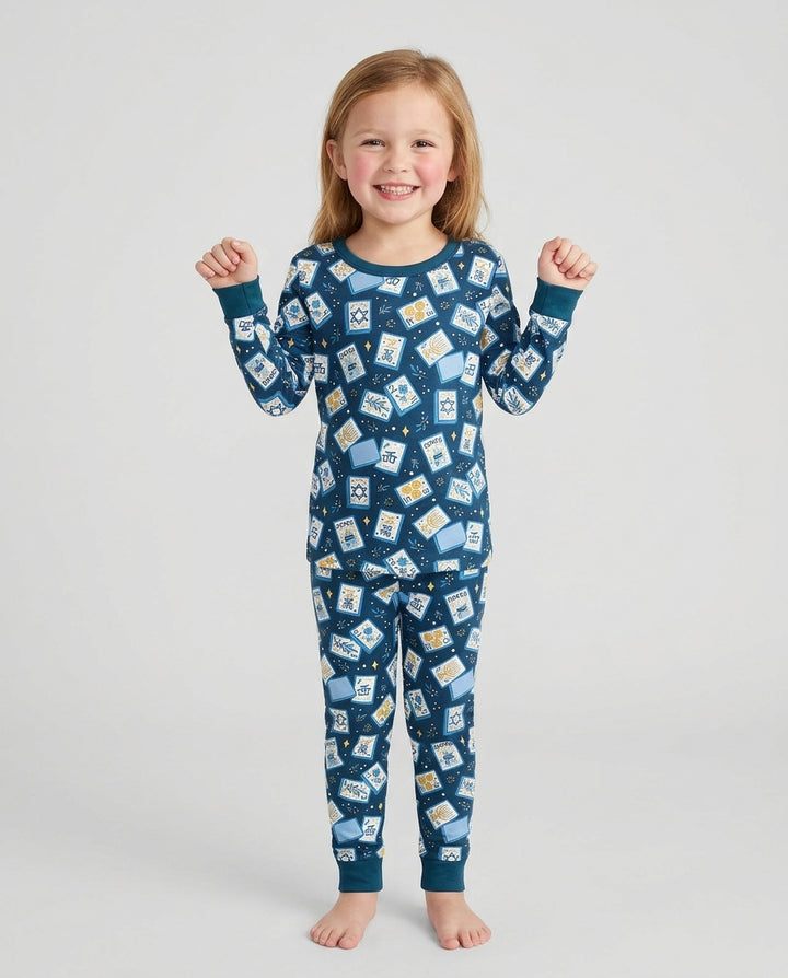 Love And Lights Bamboo Two Piece Long Sleeve Pajama Set